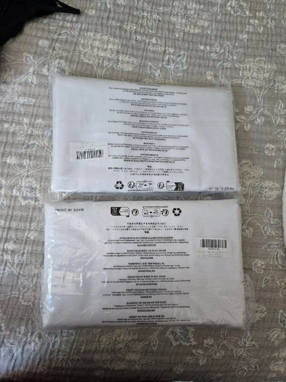 NICETOWN Shabby Chic/Cottagecore/Farmhouse Style White Tab Top Curtain Panels